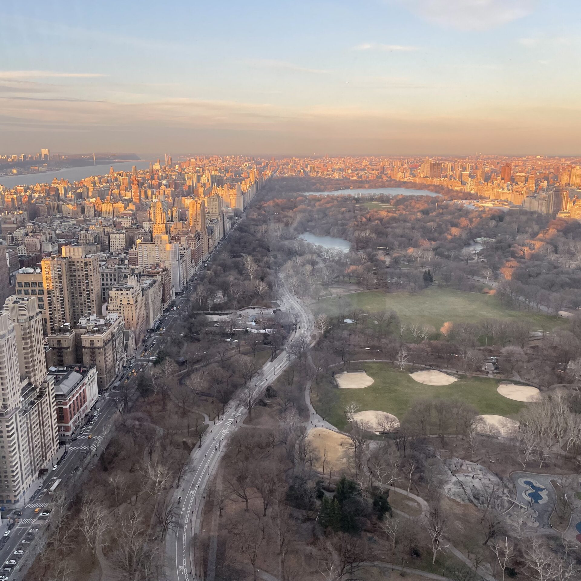 New York City Skyline at Golden Hour